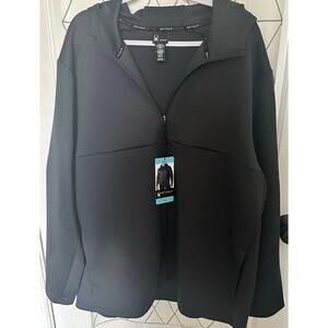 Spyder Active Men's Long Sleeve Stretch Full Zip Hoodie Jacket- NWT